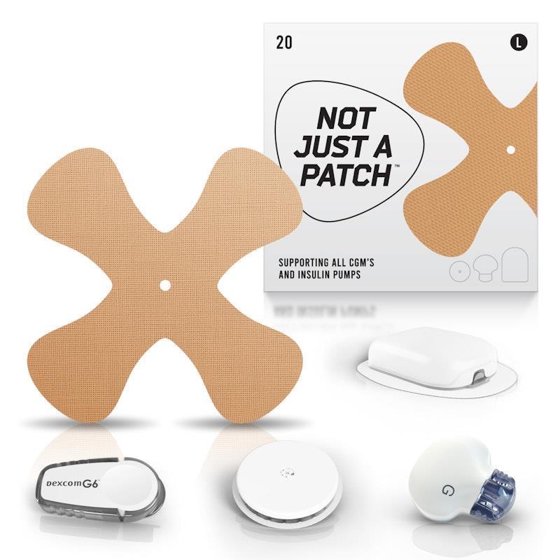 Not Just a Patch CGM Patches for Libre, Dexcom and Medtronic - X-Patch 20pk product image