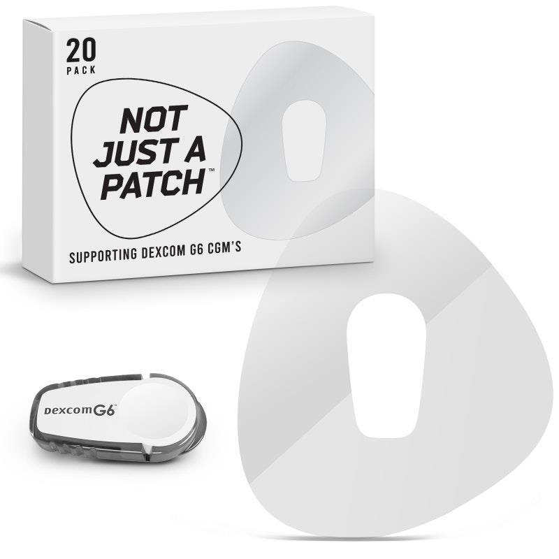 Not Just a Patch Dexcom G6 Patches - Clear 20pk product image