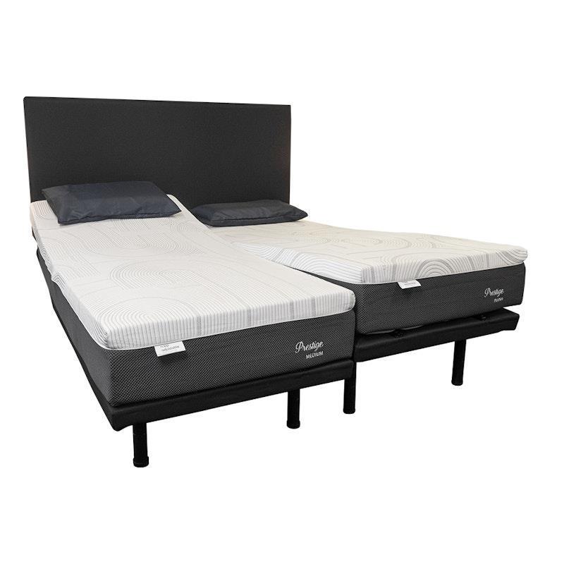 Napp Australia Split RENEW Adjustable Bed Split King with 1 x Long Single Prestige MEDIUM Mattress and 1 x Long Single Prestige PLUSH Mattress product image