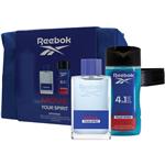 Reebok Move Your Spirit For Him Eau De Toilette 100ml + 250ml Shower Gel & Toiletry Bag