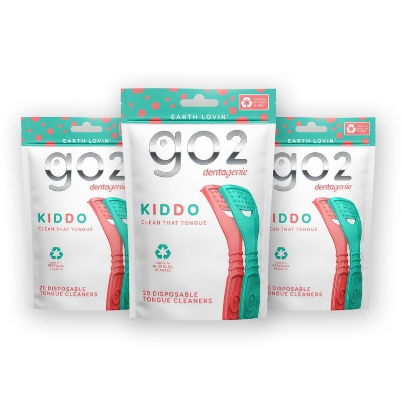 Buy GO2 Dentagenie Kiddo Tongue Cleaner 20 x 3 Multipack Online at