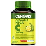 Cenovis Chewable Mega Vitamin C 1000mg Lemon Lime 60 Tablets