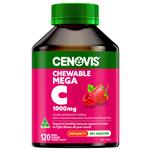 Cenovis Chewable Mega Vitamin C 1000mg Berry 120 Tablets Exclusive Size