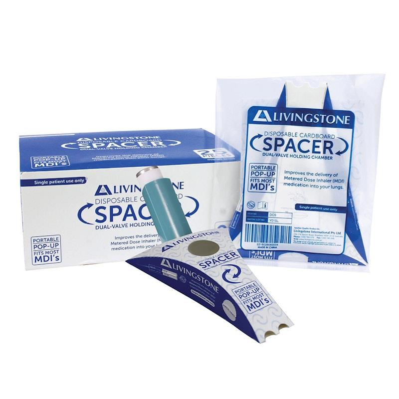 Buy Livingstone Disposable Biodegradable Cardboard Asthma Spacer 25Pack
