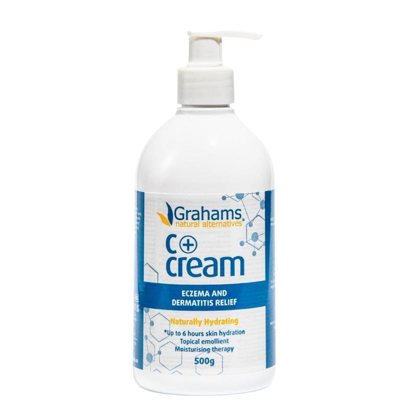 Buy Grahams Natural C+ Eczema & Dermatitis Cream 500ml Online at