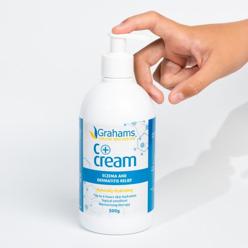 Buy Grahams Natural C+ Eczema & Dermatitis Cream 500ml Online at