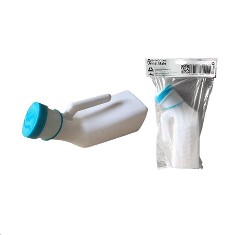Buy Livingstone Urinal Male with Lid 1L Graduated Autoclavable Plastic 1piece Online at Chemist
