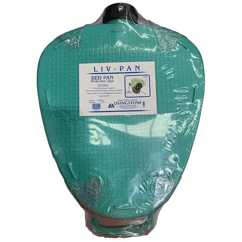 Buy Livingstone Bedpan with Lid and Drain Screw Cap 4L Autoclavable