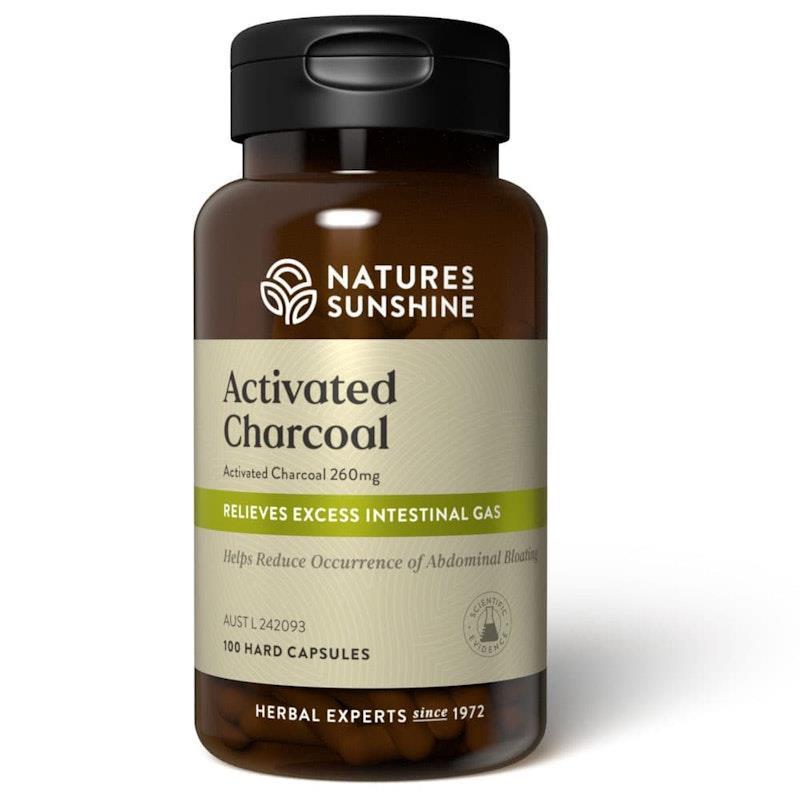 Nature's Sunshine Activated Charcoal 100Capsules product image