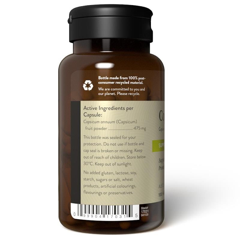 Buy Nature's Sunshine Capsicum (Cayenne Pepper) 100Capsules Online at