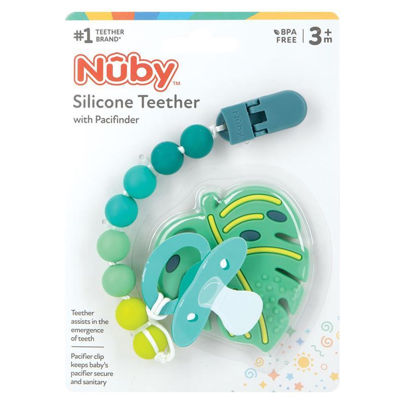 Nuby Silicone Drop Pacifinder with Teether product image