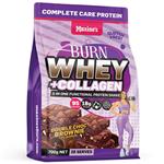 Maxine's Burn Protein Whey + Collagen Double Choc Brownie 700g