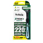 Schick Xtreme 3 Kit Hybrid 20 Pack