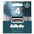 Gillette Intimate System Blades 4pk