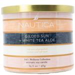 Nautica Home Gilded Sun & White Tea Aloe Candle 411g