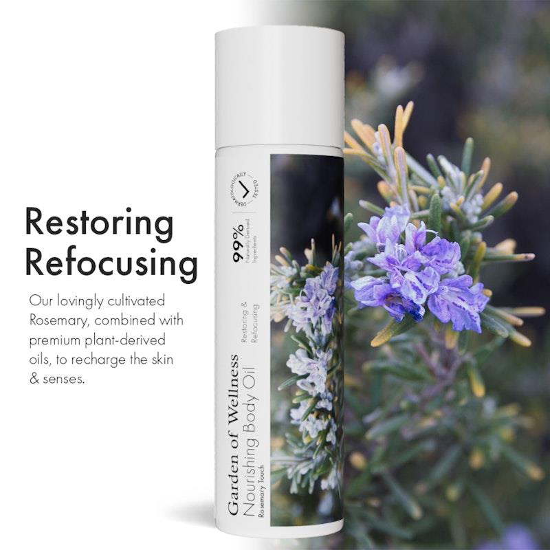 Buy Garden of Wellness Nourishing Body Oil Rosemary Touch 120ml Online