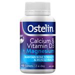 Ostelin Calcium & Vitamin D3 + Magnesium 100 Tablets