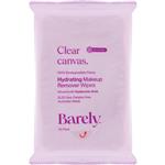 Barely Clear Canvas Hydrating Hyaluronic Acid Makeup Remover Wipes 25 Pack