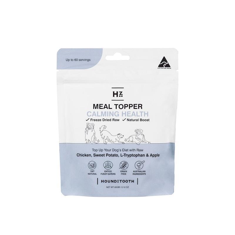 HOUNDZTOOTH Calming Health Raw Boost Meal Topper for Dogs 60g