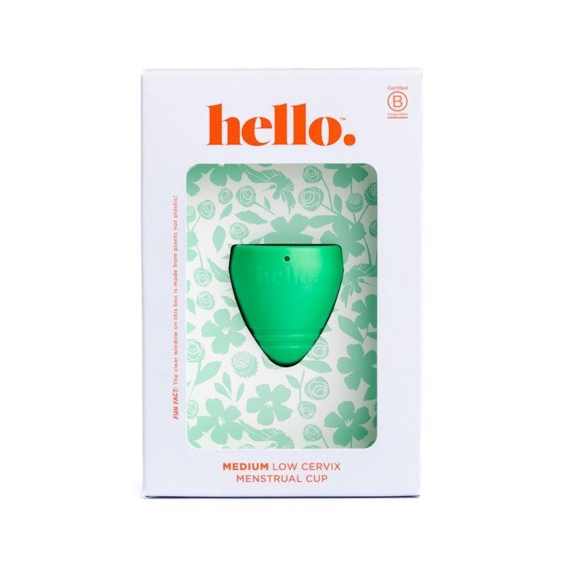 Buy Hello Period Low Cervix Cup Green MED Online at Chemist Warehouse®