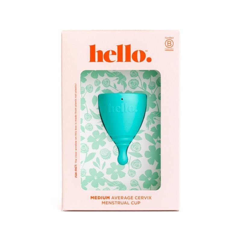 Hello Period Average Cervix Cup Blue MED product image