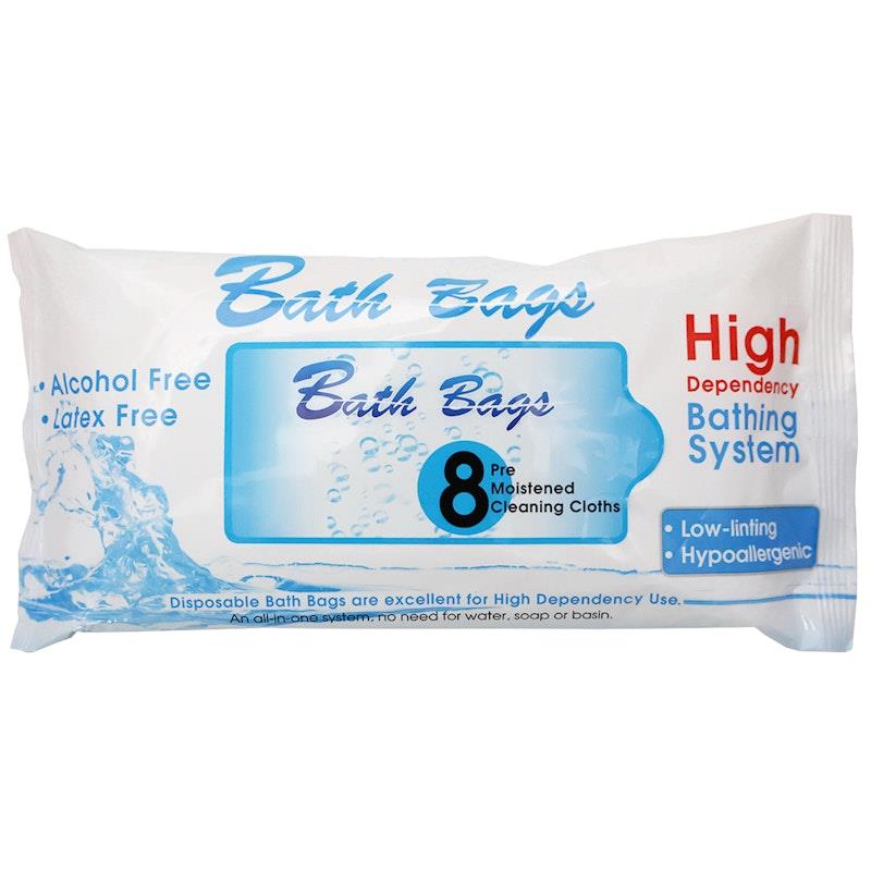 Livingstone Bath Bag Wet Wipes Cleaning Towel 8 Wipes/Box 50Pack
