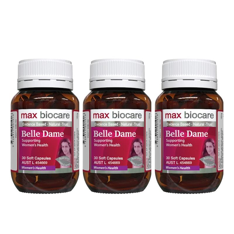 Max Biocare Belle Dame 30 Soft Capsules 3Pack