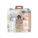 Tommee Tippee Natural Start 260ml PP Decorated Bottles 2 Pack
