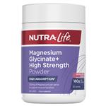 Nutra-Life Magnesium Glycinate+ High Strength Powder 180G