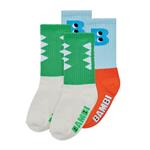 Bambi Mini Co. Superstar Socks Boys Green Teeth 3-12 Months