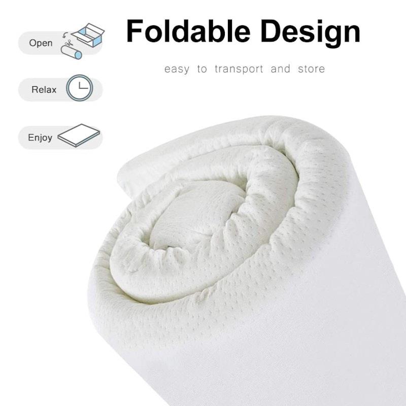 Buy Clevinger 4cm Memory Foam Mattress Protector with Bamboo Cover