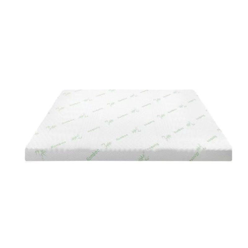 Clevinger 8cm Memory Foam Topper with Bamboo Mattress Cover - Queen 1pc