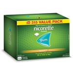 Nicorette Gum 2mg Fresh Fruit 315 Pieces Exclusive Size