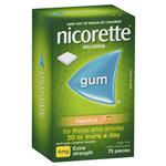 Nicorette Gum 4mg Fresh Fruit 75 Pieces
