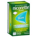 Nicorette Gum 2mg Icy Mint 75 Pieces