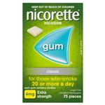Nicorette Gum 4mg Classic 75 Pieces