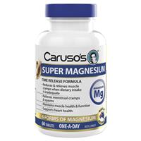 Carusos Super Magnesium Glycinate 60 Tablets