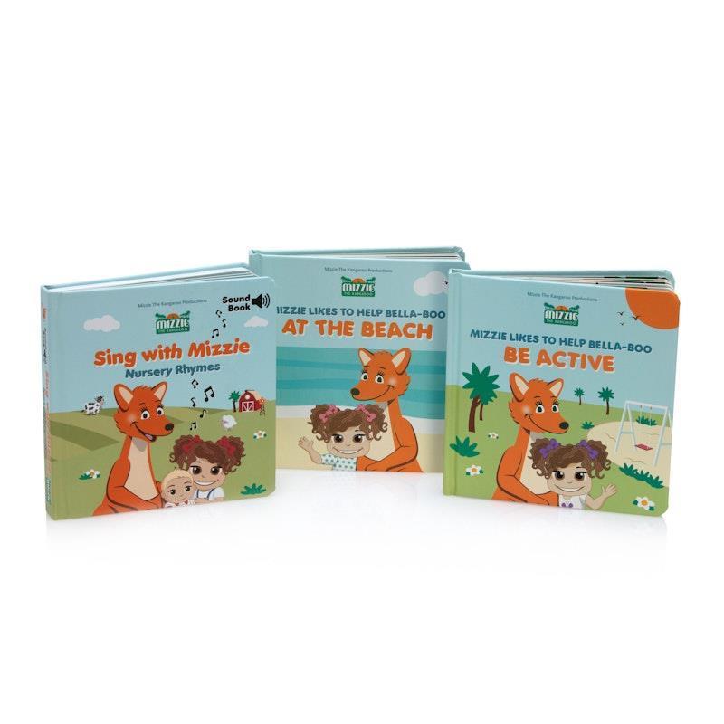 Mizzie The Kangaroo Books, Books, Books - Baby Gift Set