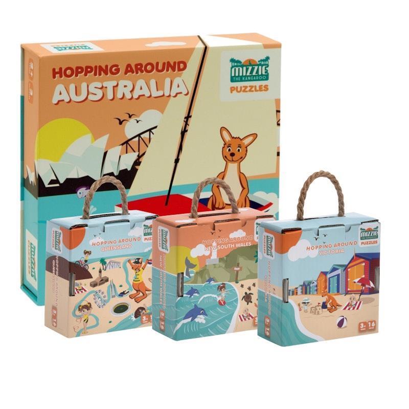 Mizzie The Kangaroo Little Aussie Lovers Puzzles Gift Set product image