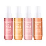 MCoBeauty Fragrance Hair & Body Mist 4 Piece Mini Set