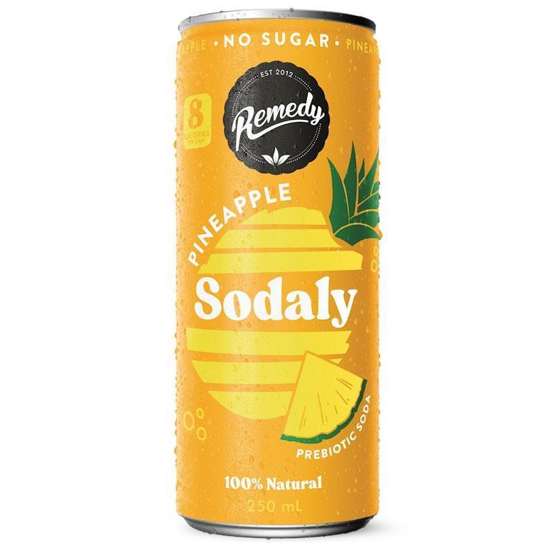 Remedy Sodaly Pineapple 250ml Can x 24 product image