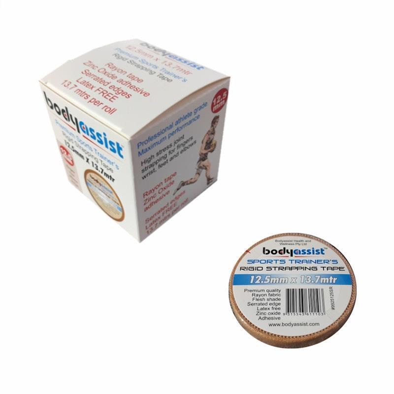Buy BodyAssist Rigid Strapping Tape Finger 1.25cm x 13.7m x 6 Rolls Bundle Online at Chemist