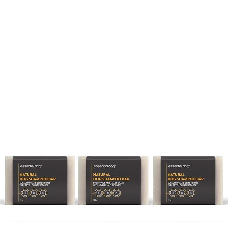 Essential Dog Solid Dog Shampoo Bars Neem Seed, Lemongrass and Eucalyptus 3x100g product image