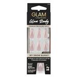 Manicare Glam Ready Pre Glued Nails 30pcs My Snow Bunny