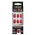 Manicare Glam Ready Pre Glued Nails 30pcs Candy Apple Red