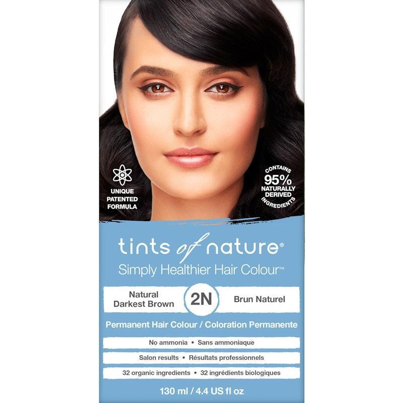 Tints of Nature 2N Natural Darkest Brown Permanent Hair Dye 130ml product image