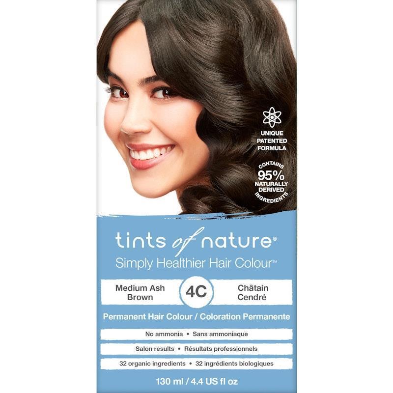 Tints of Nature 4C Medium Ash Brown Permanent Hair Dye 130ml