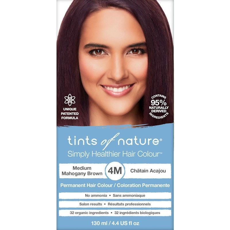 Tints of Nature 4M Medium Mahogany Brown Permanent Hair Dye 130ml