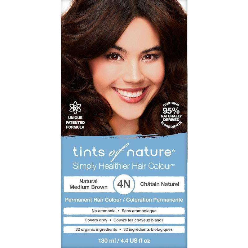 Tints of Nature 4N Natural Medium Brown Permanent Hair Dye 130ml product image