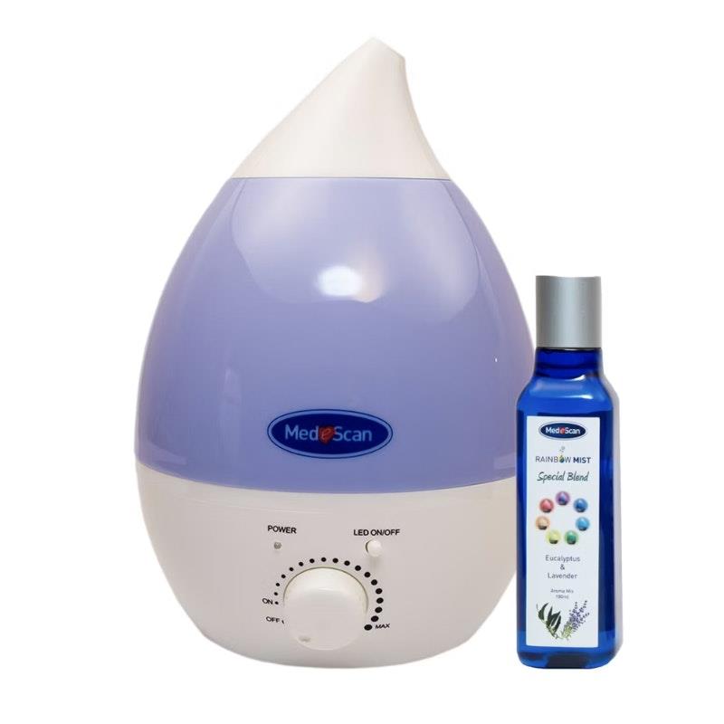 Buy MedeScan Rainbow Mist Humidifier + Special Blend Bundle Online at